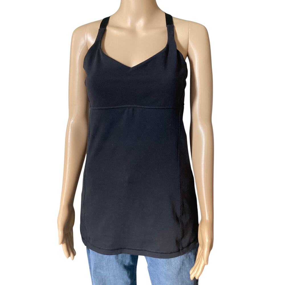 Lululemon Practice Daily Tank, Satin Strap Tank, Cross Back‎ Tank sz 10(L)